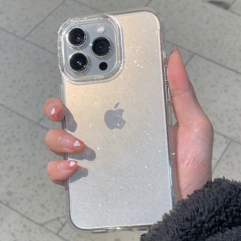 Сумка для телефона (Apple) для серии iPhone 17/16/15, прозрачная или черная, тонкий защитный дизайн
