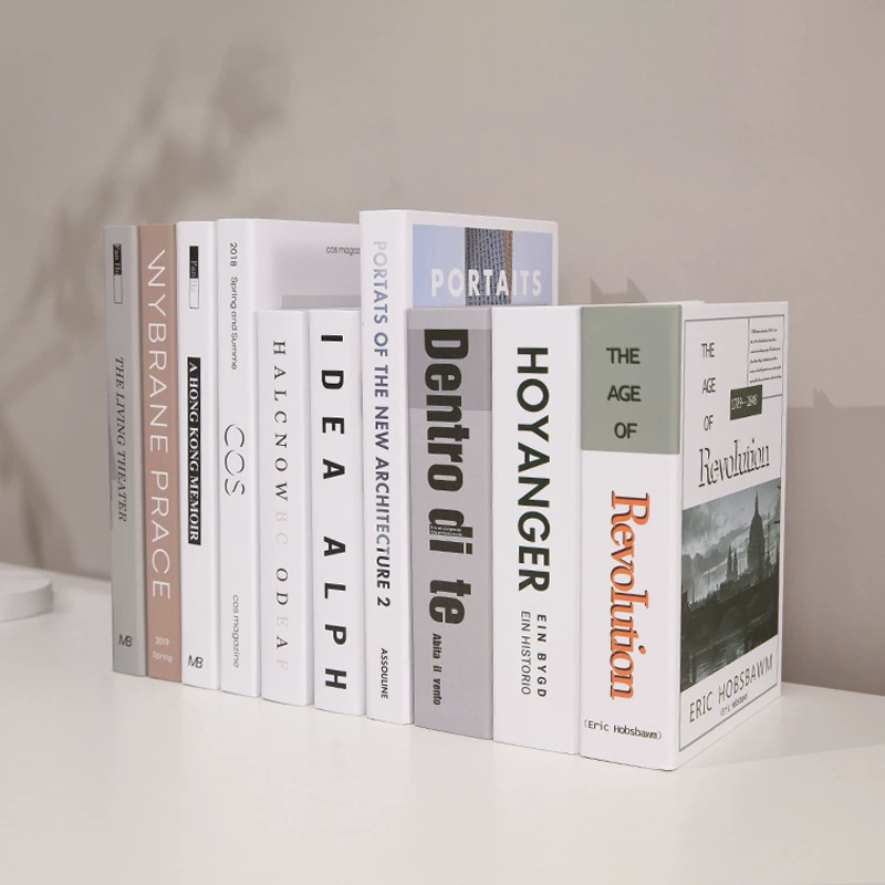 Современные минималистичные реалистичные декорации, книжный шкаф, стиль Nordic, реквизит для фотосессии, Английский