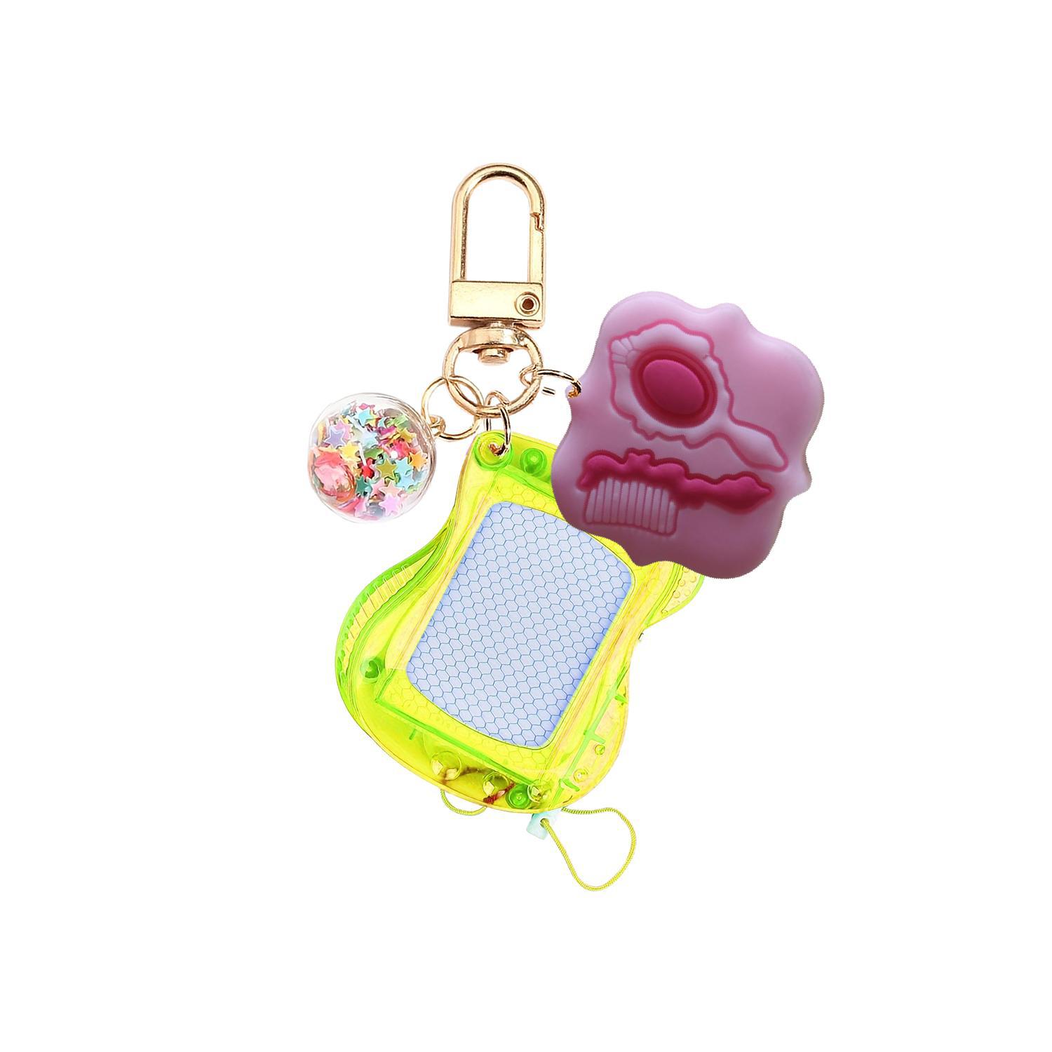 Keychain transfronterizo tablero de escritura magnético Xiyin creativo accesorios de dibujos animados tablero de dibujo tablero de escritura infantil puzzle infantil
