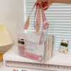 Capacious linen bag, stationery, handheld storage bag PVC, wholesale