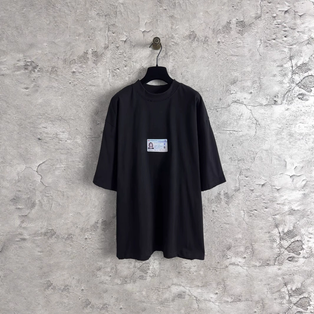 Правильная версия высококачественной футболки B Family 25SS с новым логотипом и короткими рукавами, свободные мужские и женские модели для пар