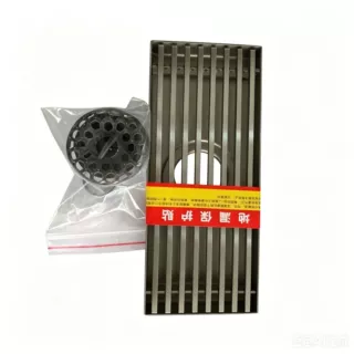 长条淋浴卫生间不锈钢地漏阳台防臭家用快速排水大排量不锈钢地漏