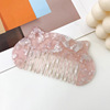 10cm acetic acid hair combing Korean cartoon comb girl style color color insert home commuting simple head comb, wholesale