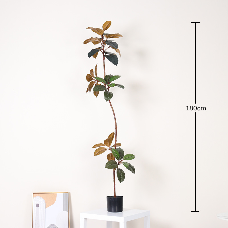 Gran planta de simulación nórdica, sala de estar de plátano para viajeros, plantas verdes falsas, plantas en macetas, ventanas para el hogar, decoración de paisajes, plantas verdes de simulación