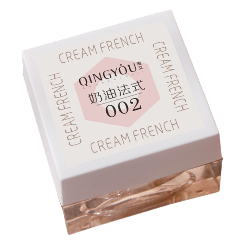 Pegamento crema de relleno de Arte de uñas de estilo japonés pegamento especial francés popular fototerapia blanco fresco textura avanzada pegamento esmalte de uñas