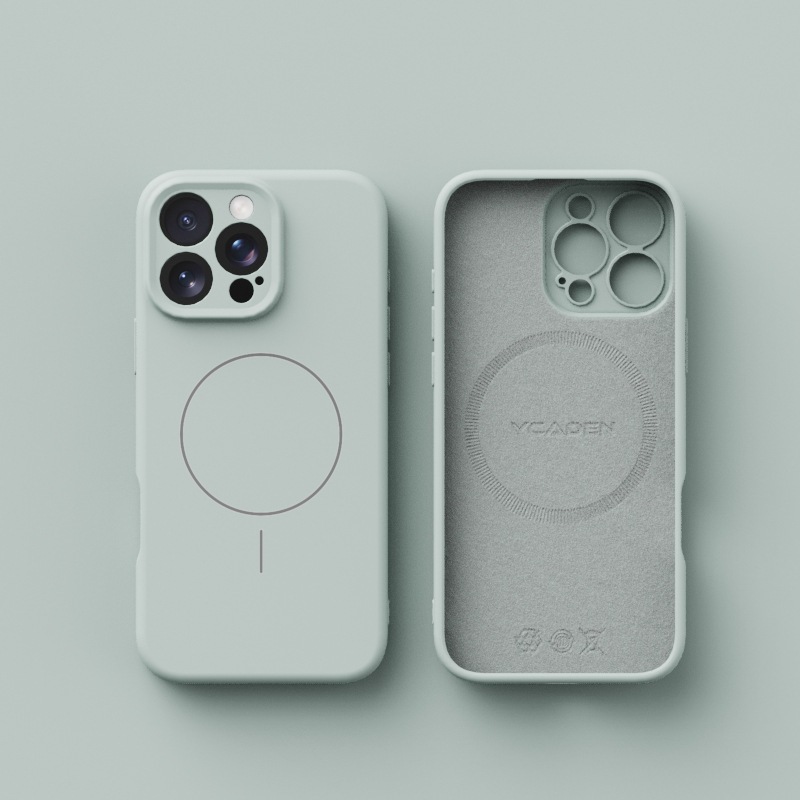 Apunción magnética líquida de círculo fino de color sólido simple para iPhone 16ProMax funda para teléfono móvil Apple 16 botón de cámara suave