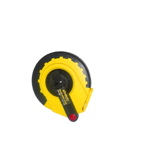 厂家直销 手摇纤维软尺圆盘形10米20m30米50米纤维皮卷尺米尺