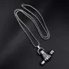F0440-9 Hand Barbell Necklace