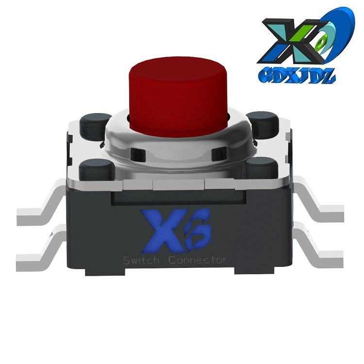 按键防水开关6mm*6mm 防水按钮开关6mmx6mm 卧贴防水轻触开关4脚