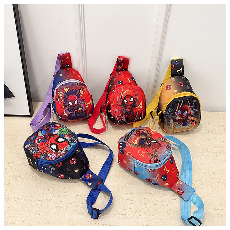 New Children's Bag, Boys' Trendy and Fashionable Cartoon Coin Purse, Crossbody Bag, Outdoor Casual Small Backpack, New Chest Bag