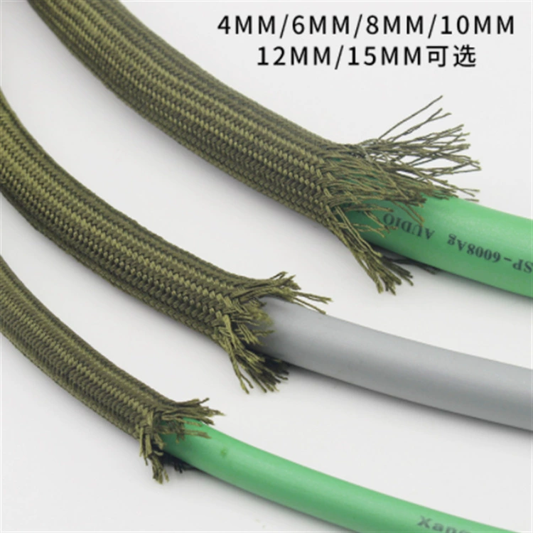 Огнестойкая сетка из нейлона в цветах: зеленый (милитари), белый, черный, гибкая оптоволоконная трубка, сертифицированная SGS