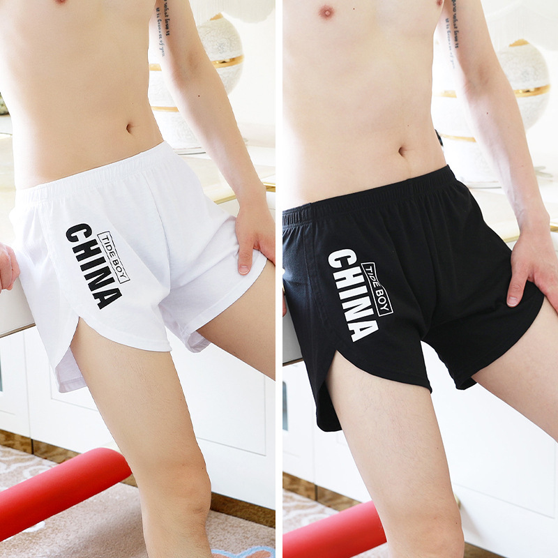 Pantalones de hombre 100% algodón de ángulo plano de algodón de alto grado para hombres, pantalones cortos de hombre