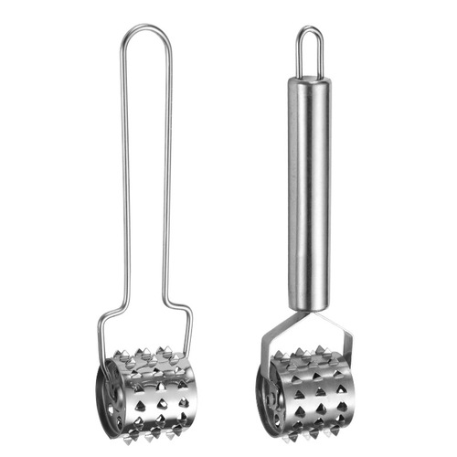 Stainless Steel Meat Tenderizer Kitchen Roller Steak and Pork Chop Meat Tenderizer Home Creative Kitchen Meat Tenderizer Gadget
