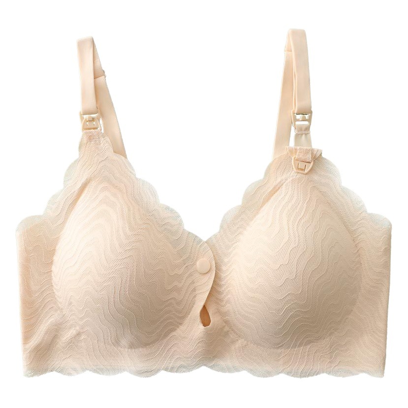 Ropa interior de enfermería delgada anti-flacidez push up postparto sujetador de enfermería para mujeres embarazadas sin costuras más tamaño sujetador de maternidad