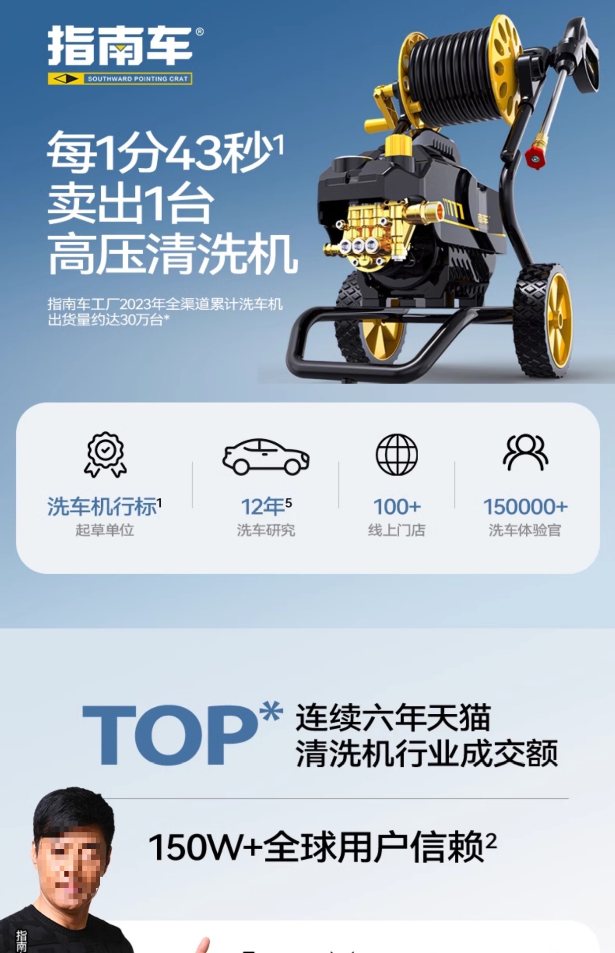 High-Pressure Car Washing Machine Water Pump 220V High-Power Portable Car Washing Water Gun Artifact Wholesale