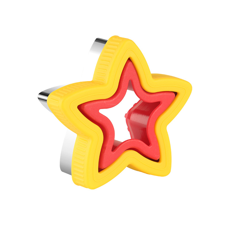 핸드 가드 다섯개 별 토스트 컷