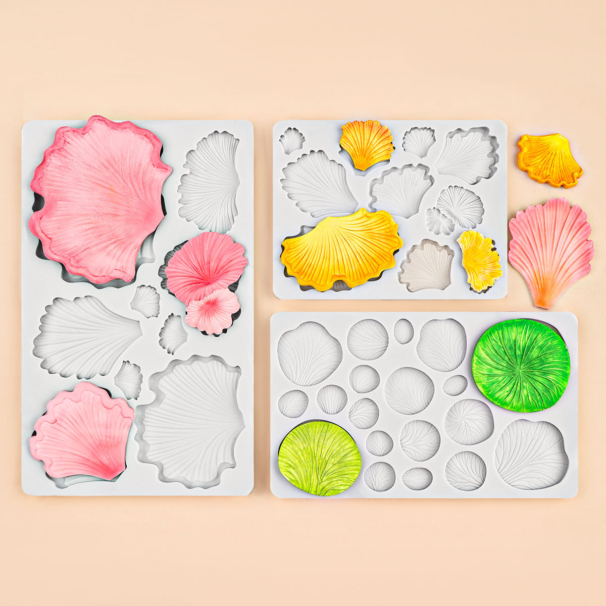 Molde de silicona de hongo hongo molde de chocolate de pastel de fondant de hongo