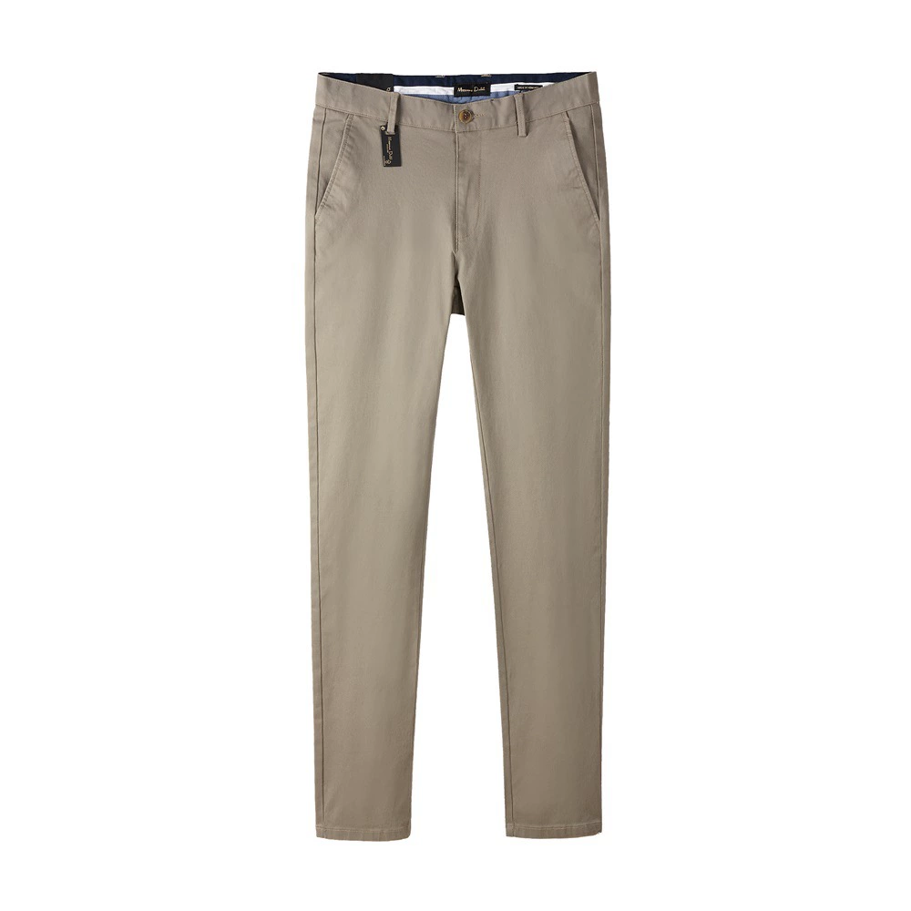 Trousers Elite autumn cotton casual, loose straight fit, sizes 30–40