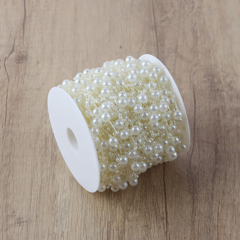 Yongxiang Flower Art Pearl Chain Material de embalaje de flores Ramo redondo Decoración Cadena de perlas Fabricante Precio al por mayor Asequible