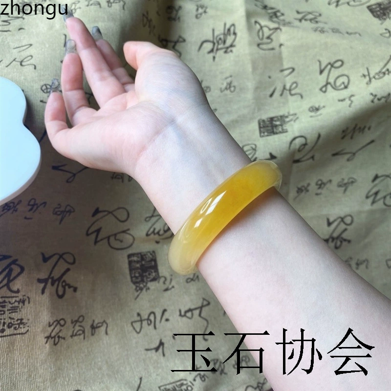 Юньнаньский нефритовый браслет Longling Huanglong, женский браслет из натурального ледяной воды, травы и цветов, нефритовый браслет, ювелирные изделия, нефритовый необработанный камень, прямая трансляция