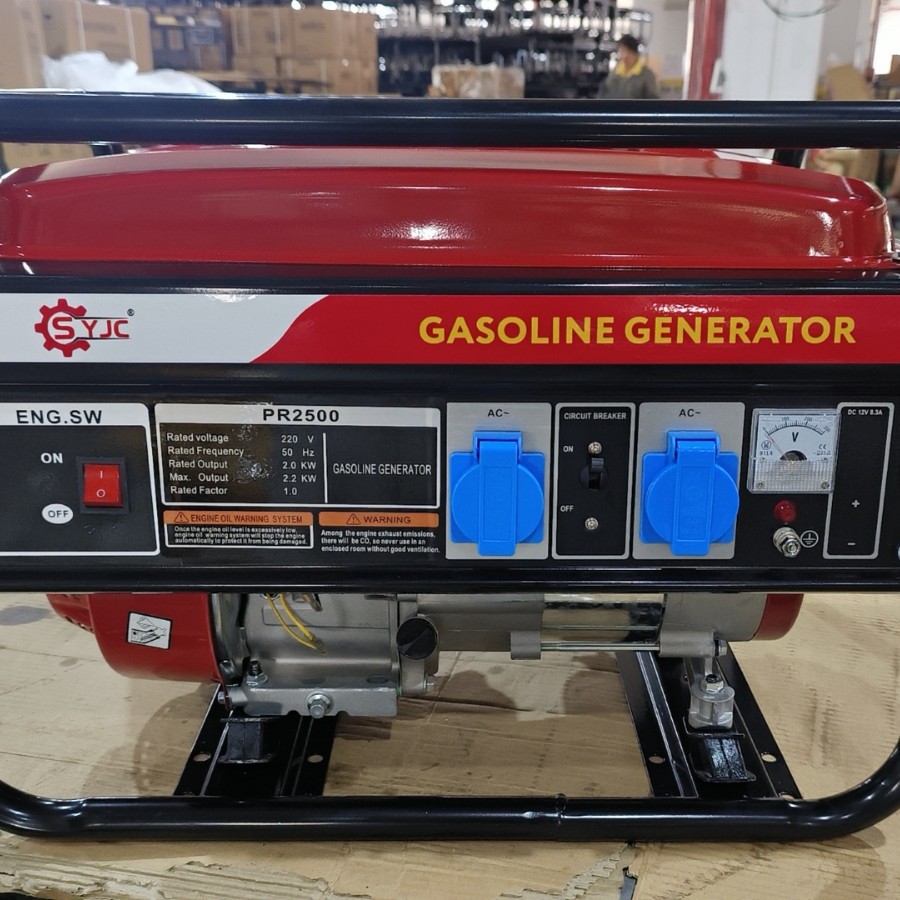 Gasoline Generator Geneset 汽油发电机 手动 2-7KW 欧插SYJC 柴