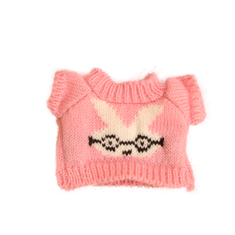 Suéter de peluche de 20cm, accesorios para muñecas, accesorios para bolsos de muñecas de juguete, accesorios para ropa de muñecas para mascotas