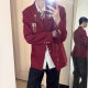 Cupid Dk Uniform Suit suit Men's Spring and Autumn College Style Original Japanese College Black JK Suit