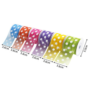 ���b�o��diy˼�۽zribbon��ɫ�ݼy��3.8cmӡˢ���˗l�y�A�c�z����