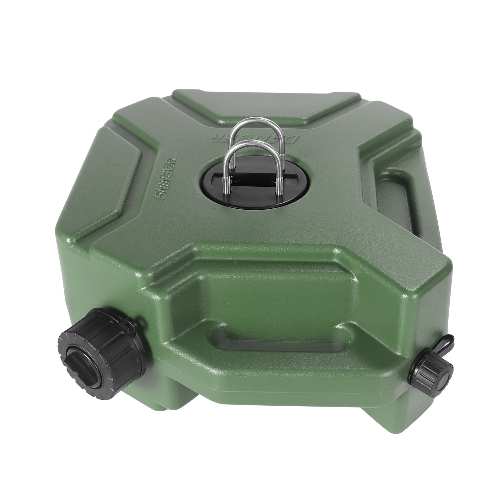 Wholesale Car and Motorcycle Spare Fuel Tank 5L with Lock Emergency Oil Pot Diesel Gasoline Plastic Oil Barrel Thickeneded Cross-Border