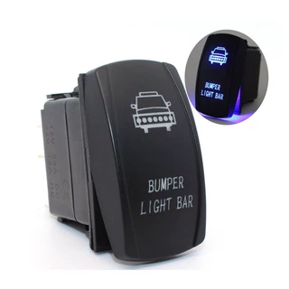 LED防水汽车开关 12V/24V 船型开关按钮开关 游艇房车改装开关