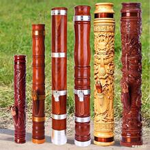 南水烟筒大号花梨木沙比利木老式实木烟筒竹子小号烟斗