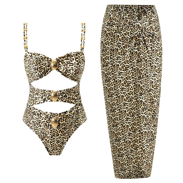 Y332 Leopard Gold Set