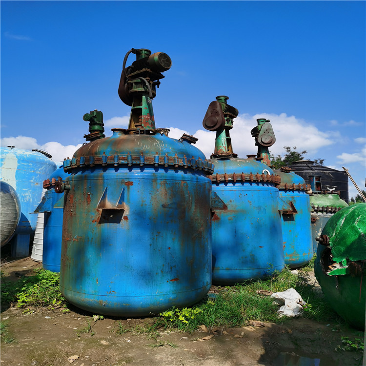 设备回收天津反应釜 上门拆迁评估搪瓷不锈钢反应釜回收