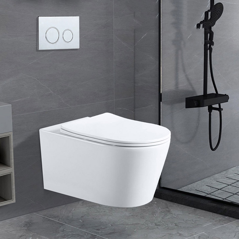 Hidden tank wall-mounted hanging toilet wall-mounted toilet ceramic wall-hanging hidden set bathroom wall-mounted ceramic toilet set