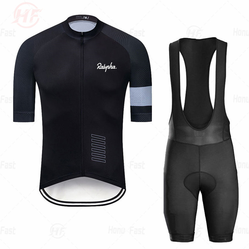 New rapha Short-sleeved Cycling Suit Men's and Women's Bicycle Suit Summer Quick-drying Breathable Road Bike Cycling Suit