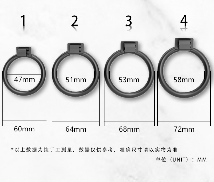 Male Chastity Cage with Auxiliary Belt, ABS and Metal Lock, Adult Couple Intimacy Accessory — detail image 28