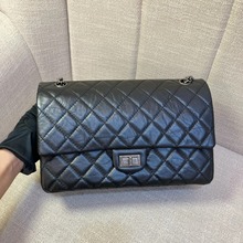高版本小香风cf25真皮手掌纹菱格链条包2025夏季新款单肩斜挎包