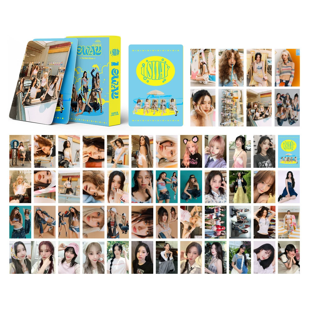KPOP LOMO фото-карточки набор 55 шт. DIY, 5,7×8,7 см — поддержка IVE