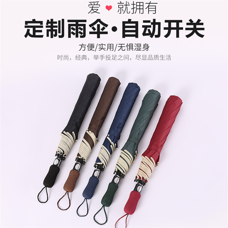 80% off Golf Umbrella for Men and Women, Extra Large Business Umbrella, Folding Dual-Purpose Gift Advertising Umbrella with Printed Logo