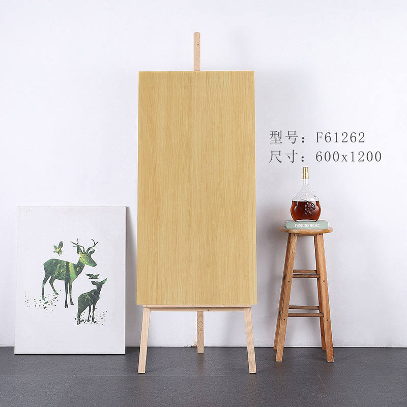 柔らかい光のビロード600x1200木紋レンガ原木風木目タイル床タイル客間寝室は実木床に似せている|undefined