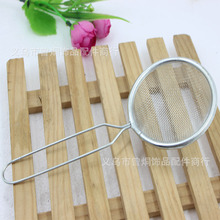 厂家供应1元油网 8号电镀油漏 漏勺 豆浆过滤勺一元店日用百货
