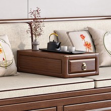 新中式胡桃木实木罗汉床家用客厅禅意沙发床冬夏两用可储物罗汉榻