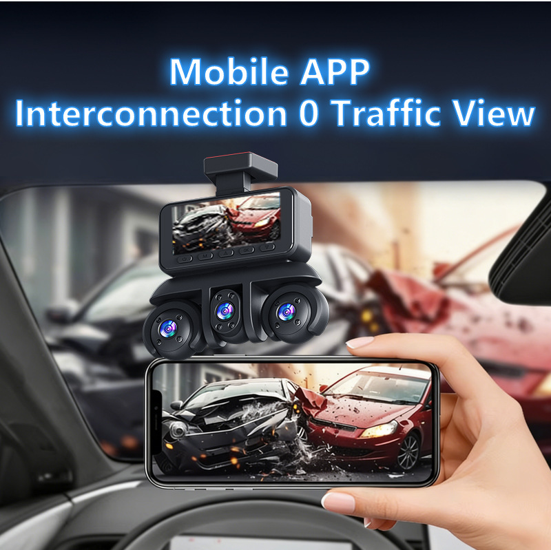 W18-5 Lens Dashcam 3.16-inch 1080P Five-Channel Camera Manufacturer's Best-Selling Product for Foreign Trade and E-commerce on Amazon