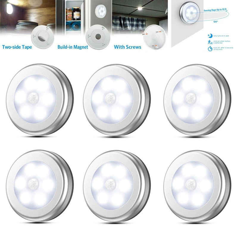 Инновационный ночник для умного дома с датчиком движения, беспроводной, простой в использовании, подарок для пожилых людей, улучшающий здоровье