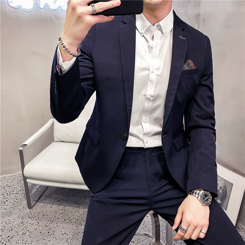 Set, suit, jacket, high-quality style, Korean style