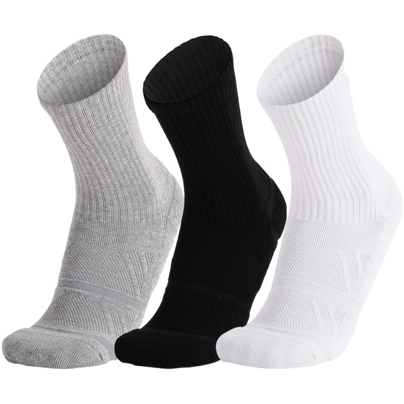 Calcetines Deportivos de Media Caña para Hombre de Algodón Peinado, Antideslizante, Absorbente de Sudor, para Correr image 1