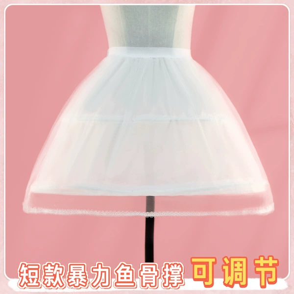 Lace two pieces 45cm white