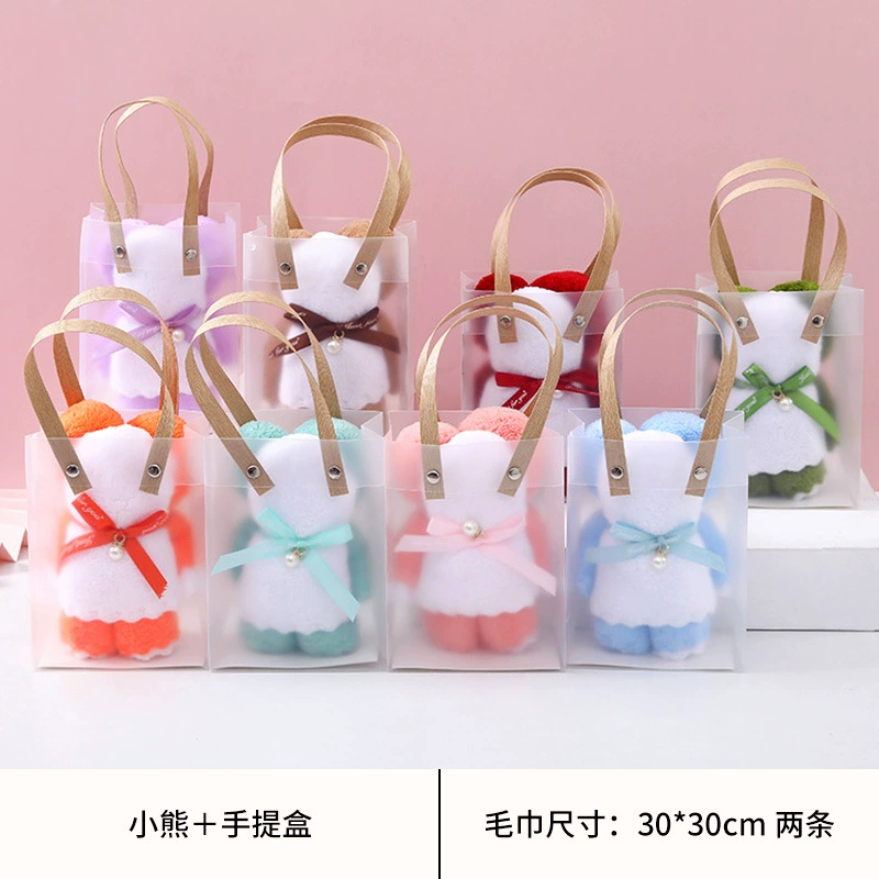 Цветное полотенце, кукла, с маленькими медведями, для подружки невесты, подарок на день рождения
