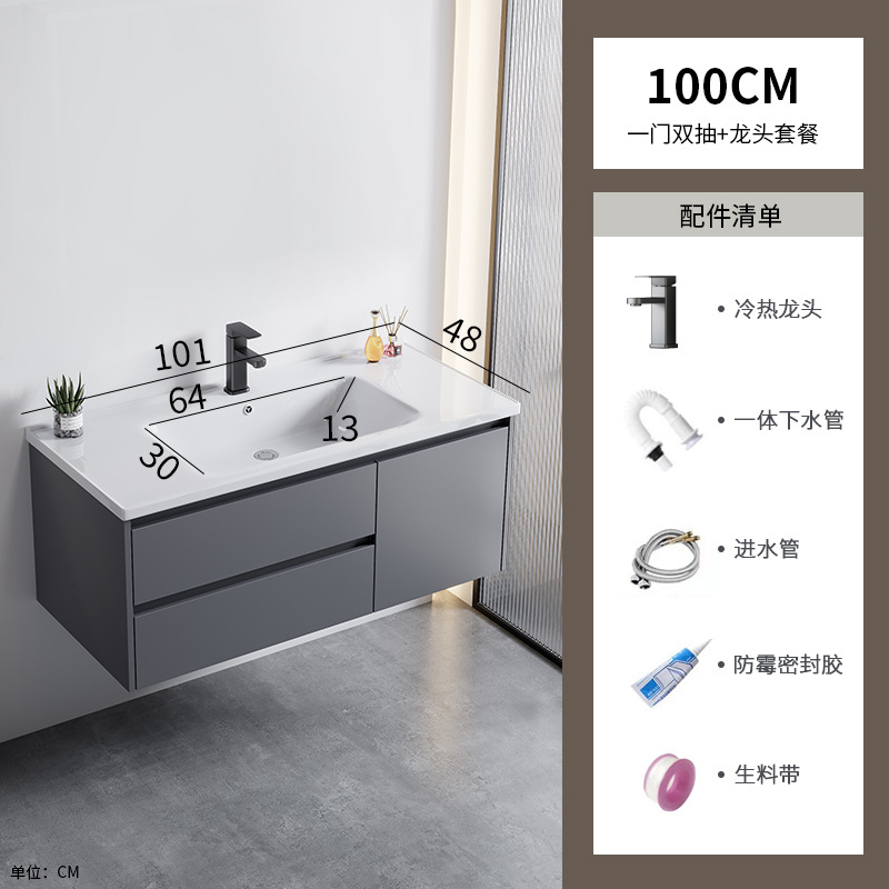 100 pares de un gabinete de puerta cuenca + grifo