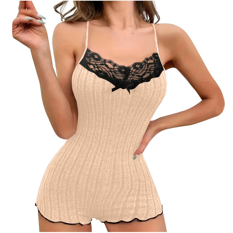 Butterfly back pajamas home clothing style lace stitching|undefined